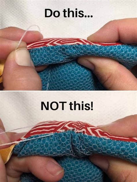 invisible stitch sewing